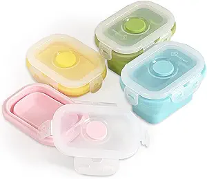 Foldable Silicone Containers