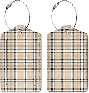 Monogrammed Fabric Tag