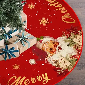Retro Christmas Tree Skirt