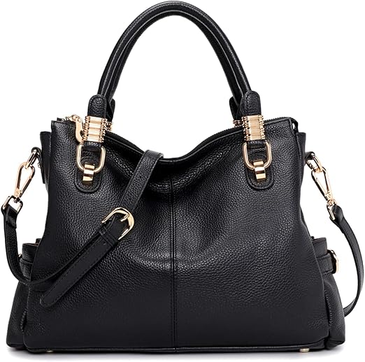 Black Leather Handbag