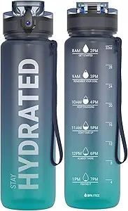 Refillable Water Bottle (Elegant Design)