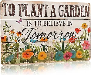 Signage for the Garden