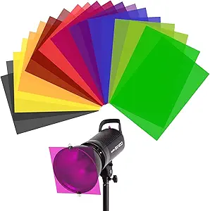 Stage Lighting Gel Set