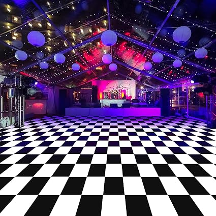 Checkered Dance Floor Mat