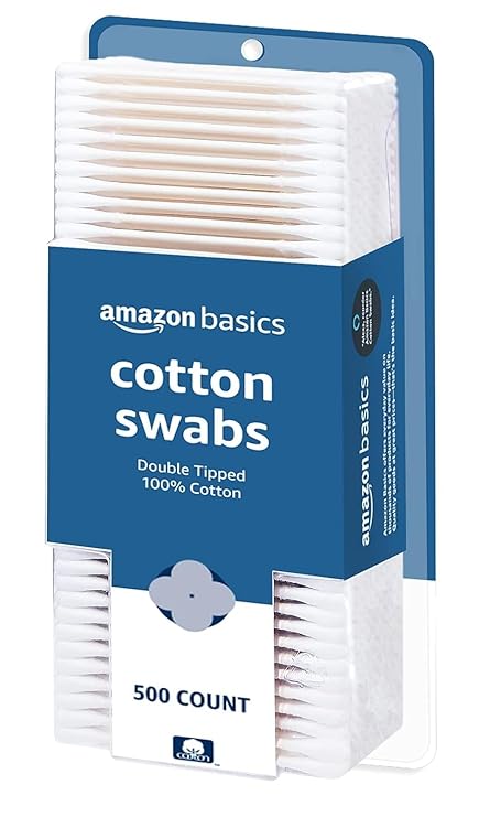 Cotton Swabs or Toothbrush