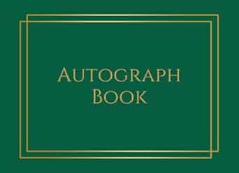 Notebook or Autograph Book