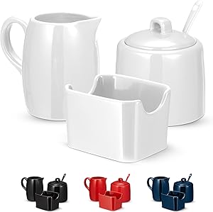Sugar Bowl and Creamer Set