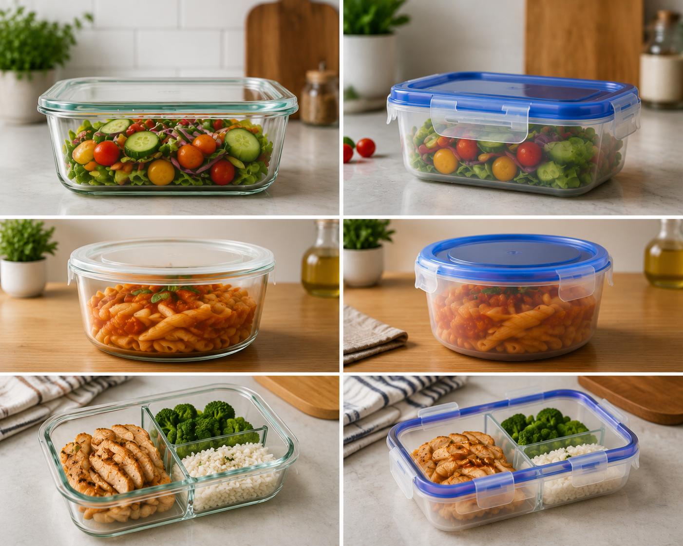 Glass vs Plastic Food Storage Containers