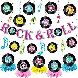 Rock-and-Roll Wall Banner