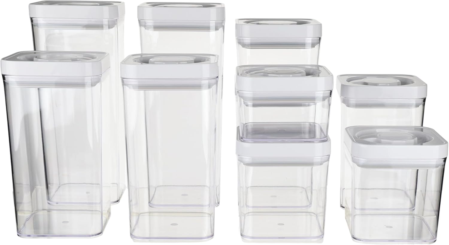clear containers for pantry