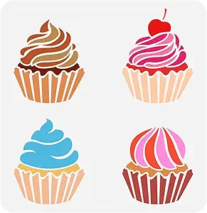 Cupcake Stencils